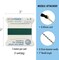 Griffin Nylon Bead Cord Perlseide – Size 2 (0.45mm) – 2 Meters per Card – Stainless Steel Needle Attached – for Knotting Pearls, Gemstones, Crystals and Beads